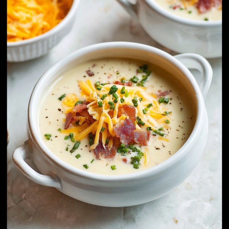 Slow Cooker Loaded Baked Potato Soup Recipe