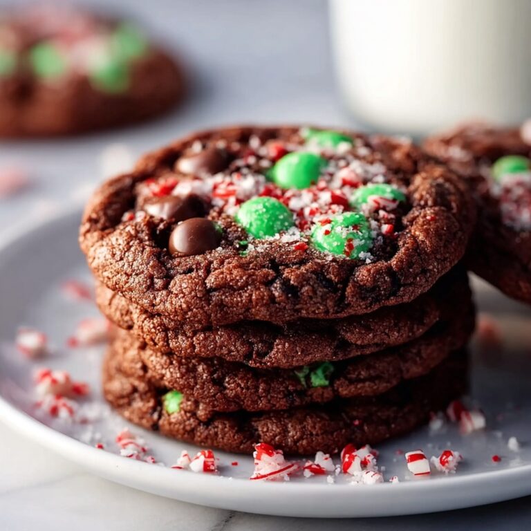 Irresistibly Festive Double Chocolate Peppermint Cookies Recipe