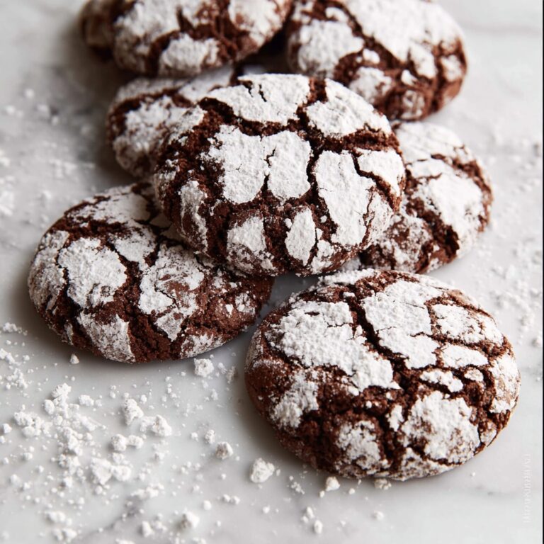 Best Fudgy Chocolate Crinkle Cookies Recipe