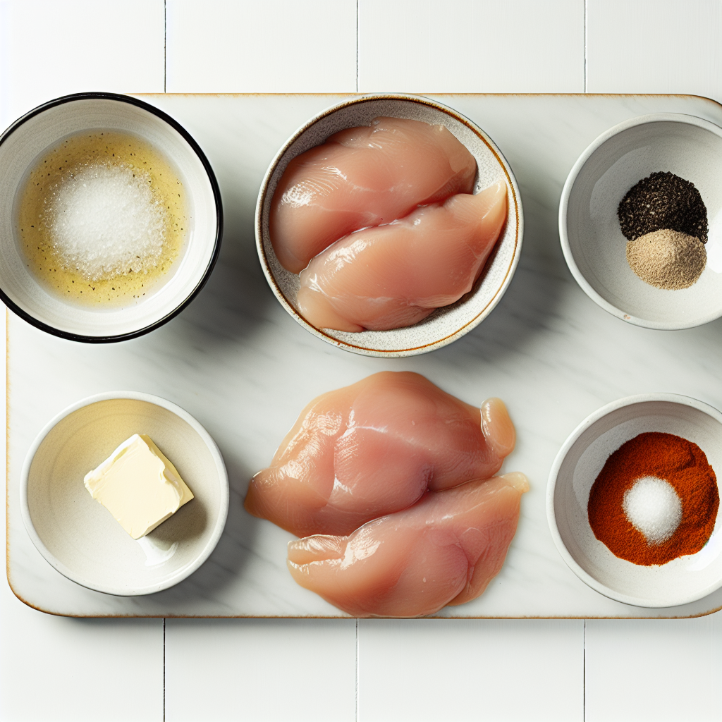 Baked Chicken Breasts with Garlic, Paprika, and Butter Recipe - Recipe Image