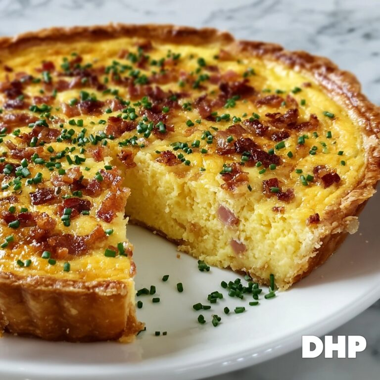 Irresistible Hash Brown Crust Bacon and Cheddar Quiche Recipe