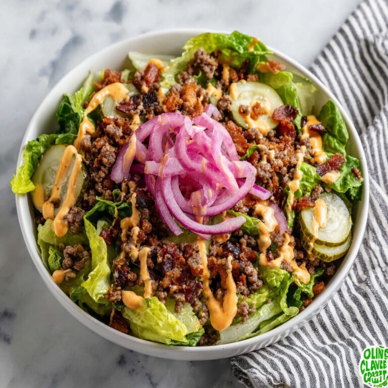 Keto Cheeseburger Salad Recipe