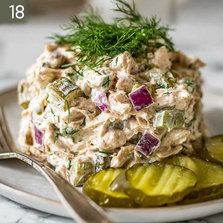 Savory Dill Pickle Chicken Salad Recipe