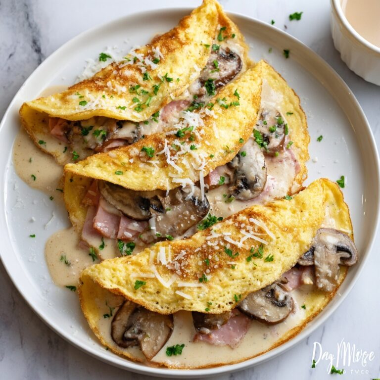 Savory Crêpes: Gruyère, Ham & Mushroom Perfection Recipe