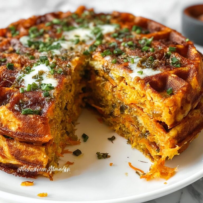 Cheddar Jalapeño Cornbread Waffles Recipe