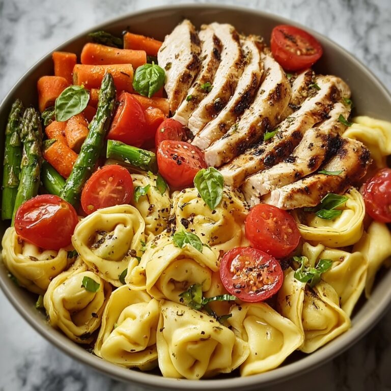 Warm Balsamic Chicken Tortellini Salad Recipe