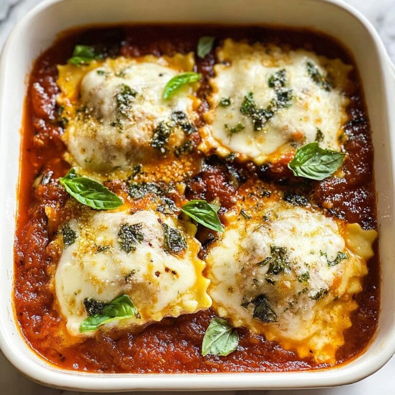 3 Ingredient Baked Ravioli (Lazy Lasagna) Recipe