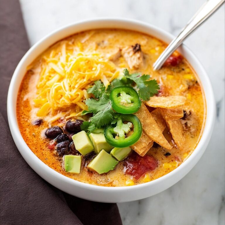 Creamy Chicken Tortilla Soup Recipe