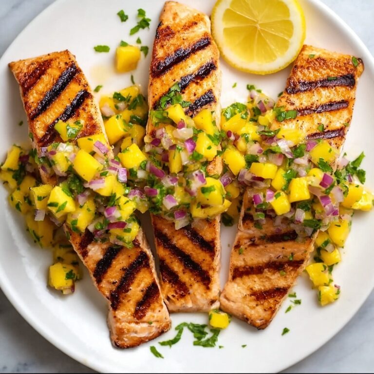 Easy Grilled Salmon with Mango Salsa Recipe