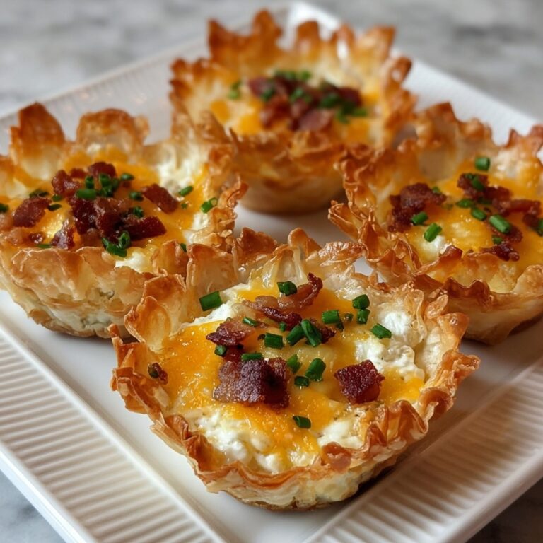 Iowa Party Bites: Irresistible Cream Cheese, Bacon, and Cheddar Phyllo Cups Recipe