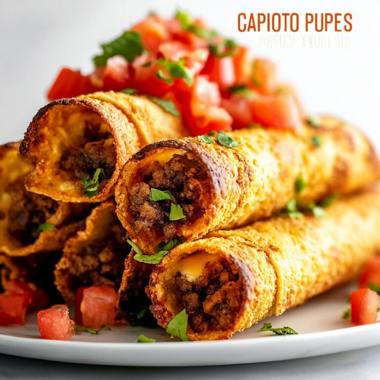 Crispy Jalapeno Popper Beef Taquitos Recipe