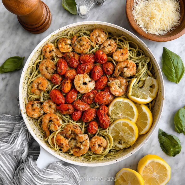 Shrimp Pesto Pasta Recipe