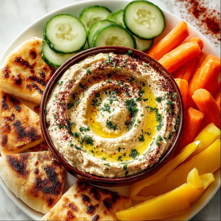 Creamy Homemade Hummus with Tahini and Lemon Recipe