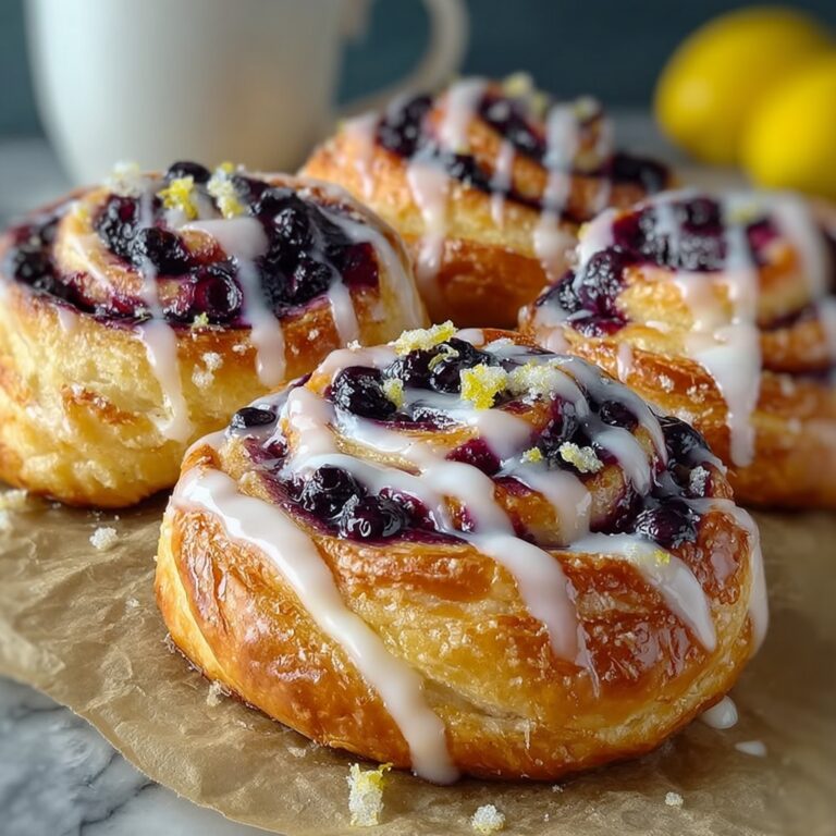 Homemade Blueberry Lemon Danish Recipe