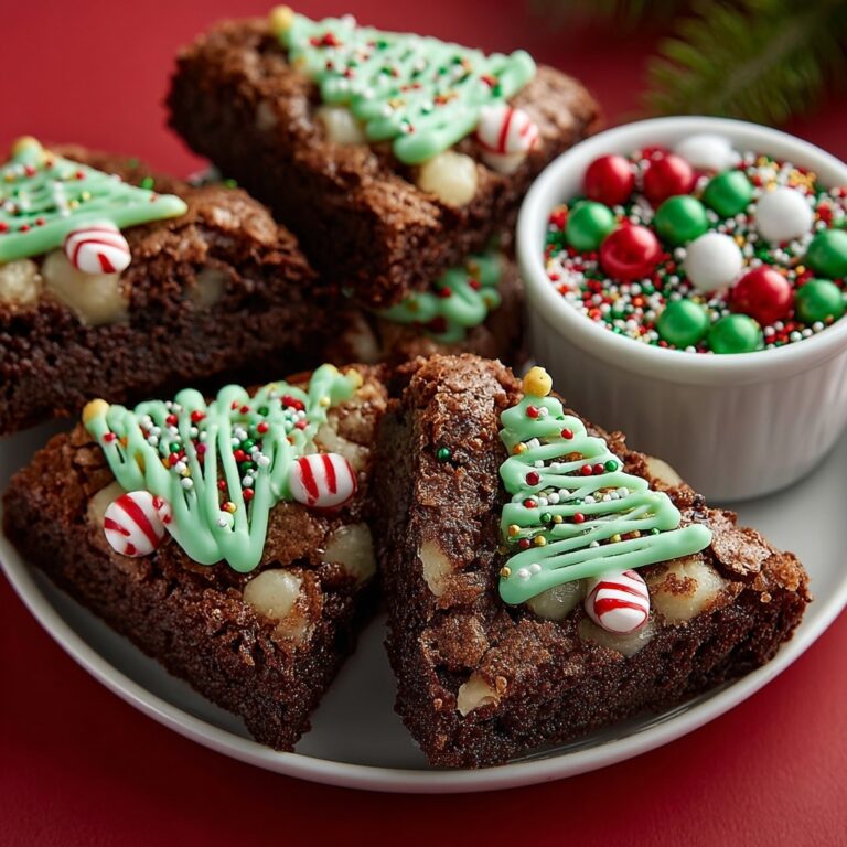 Brownie Christmas Trees Recipe