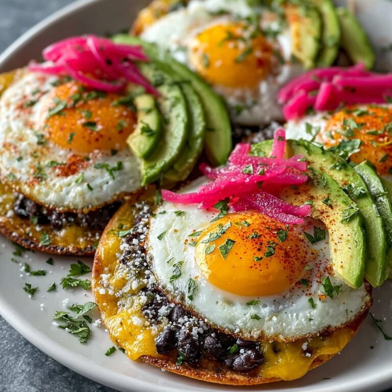 Breakfast Tostadas with Eggs and Avocado Recipe