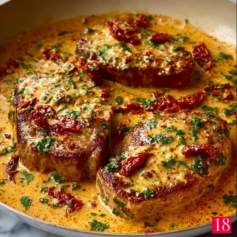 Garlic Marry Me Pork Chops Recipe