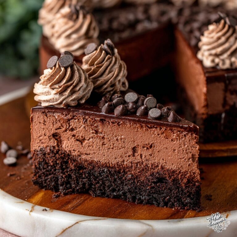 Triple Chocolate Cheesecake Recipe