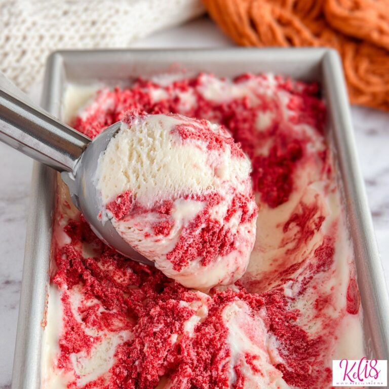 Homemade Red Velvet Ice Cream Recipe