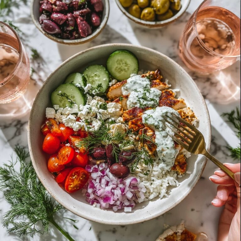Greek Chicken Bowls Recipe