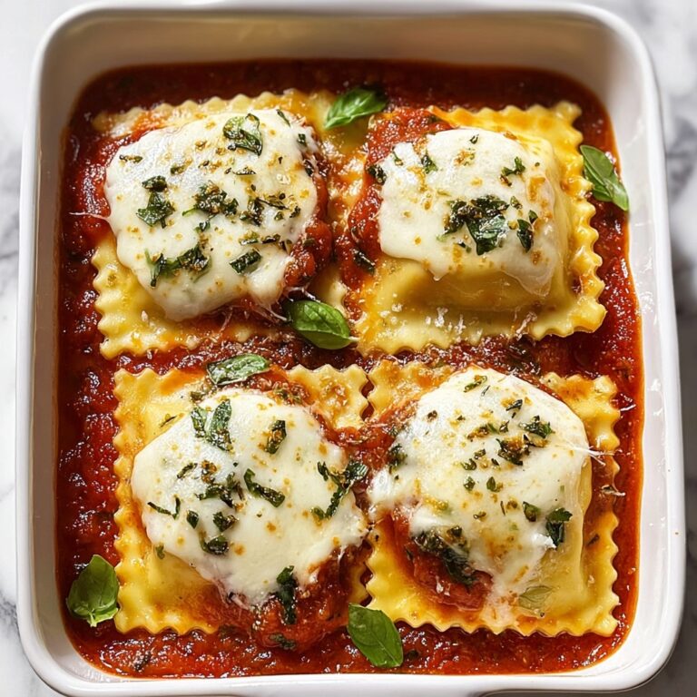 3 Ingredient Baked Ravioli (Lazy Lasagna) Recipe
