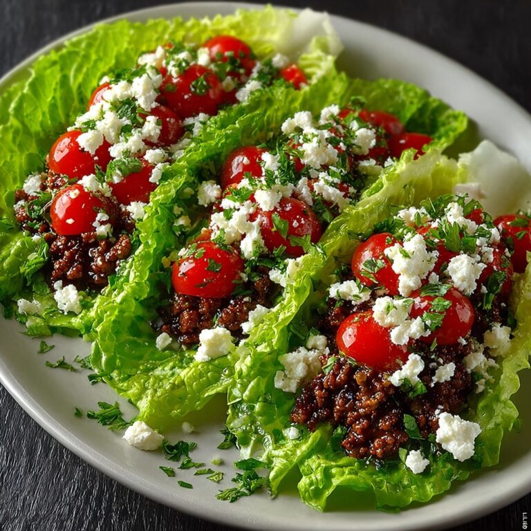 Mediterranean Ground Beef Lettuce Wraps: Ultimate 25-Minute Healthy Dinner Recipe