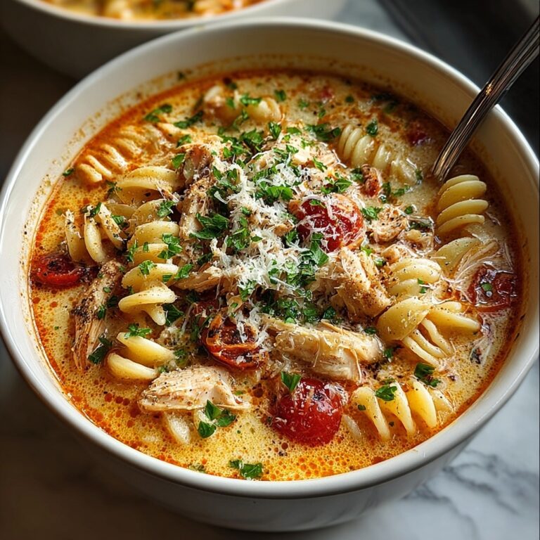 Crockpot Chicken Parmesan Soup: Cozy Cheesy Comfort Food Recipe
