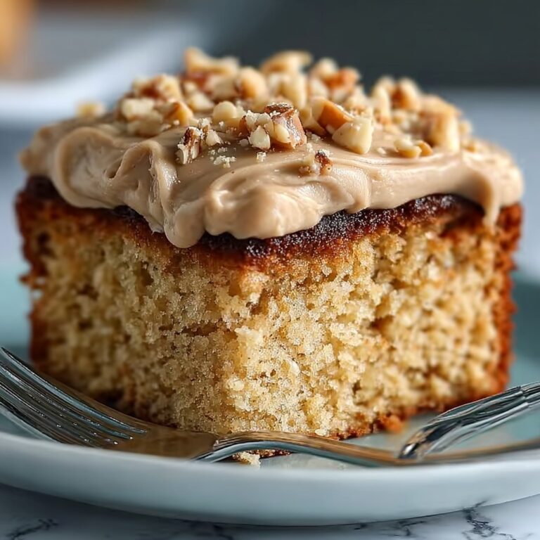 Peanut Butter Cake with Peanut Butter Frosting Recipe