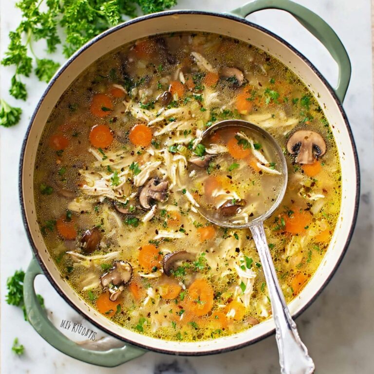 Chicken and Mushroom Soup Recipe