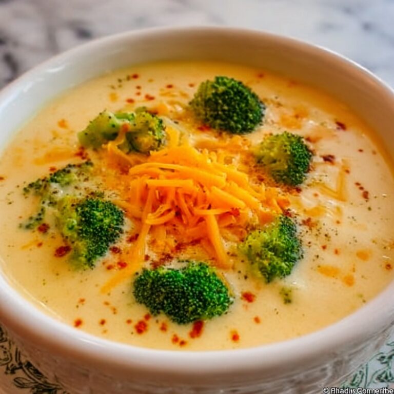 Creamy Crockpot Cheesy Potato Broccoli Soup Recipe