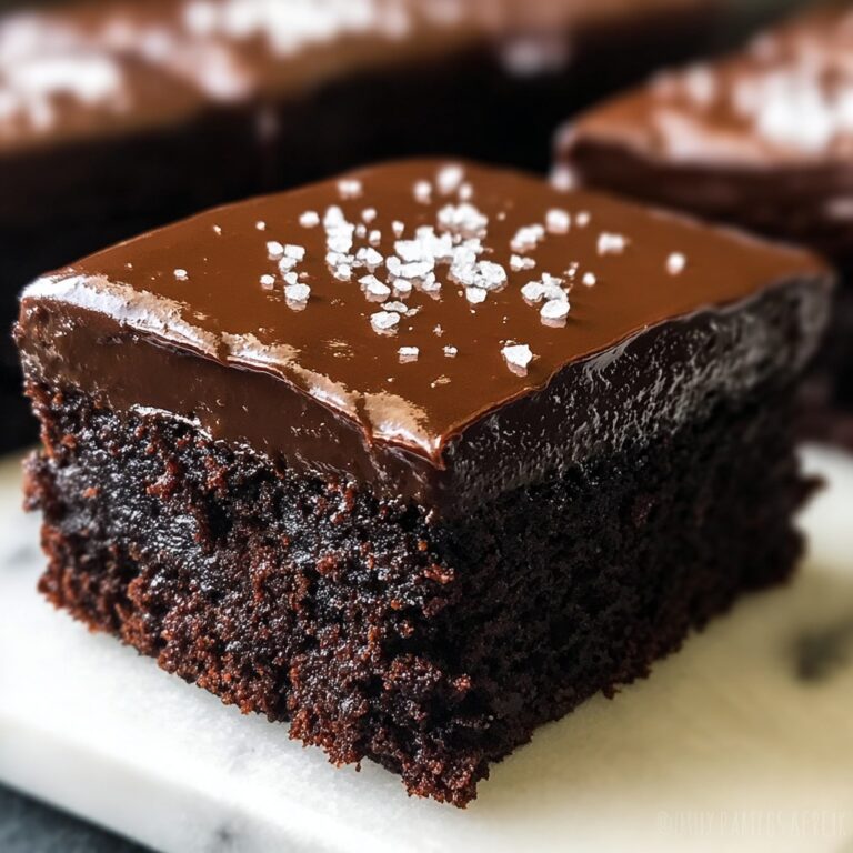 Decadent Brownie Petit Fours with Rich Chocolate Ganache Recipe