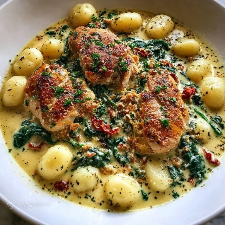 Zesty Lemon Chicken with Creamy Gnocchi Recipe