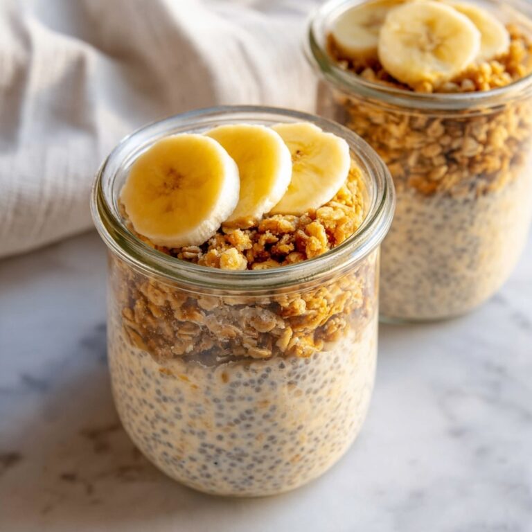 Creamy Overnight Banana Cinnamon Oats Recipe