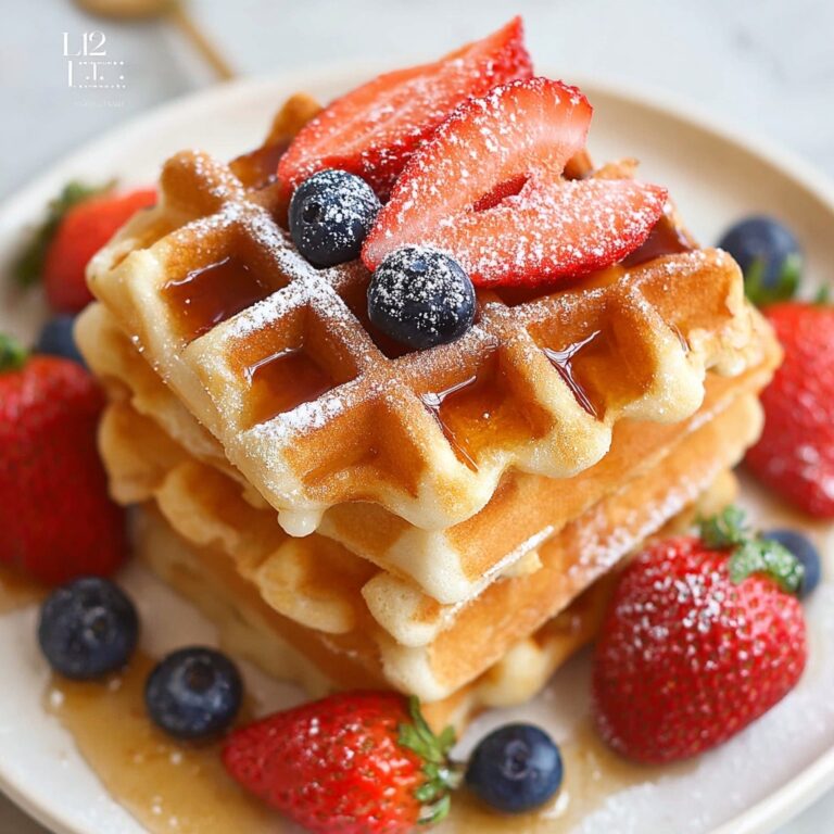 Cottage Cheese Waffles Recipe