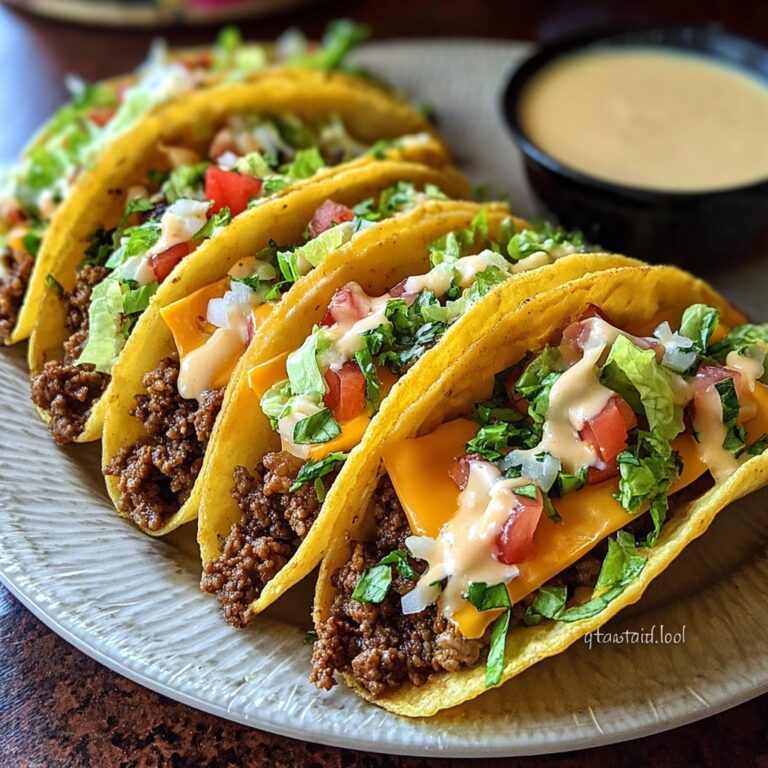 Smash Burger Tacos Recipe