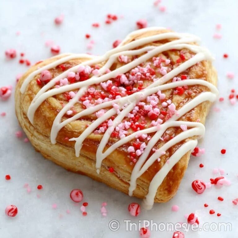 Heart-Shaped Cinnamon Rolls Recipe