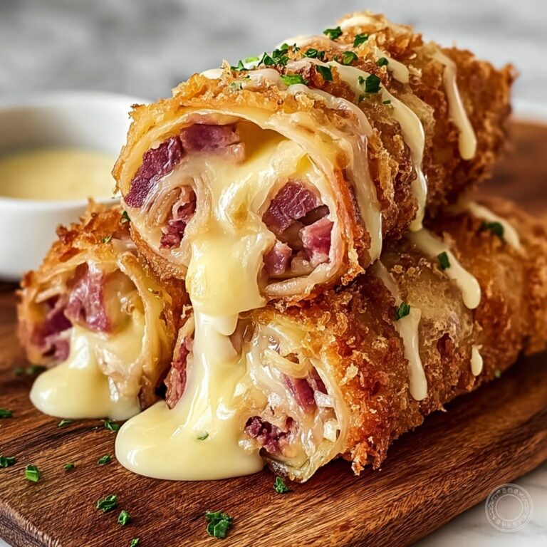 Keto Crispy Reuben Roll-Ups Recipe