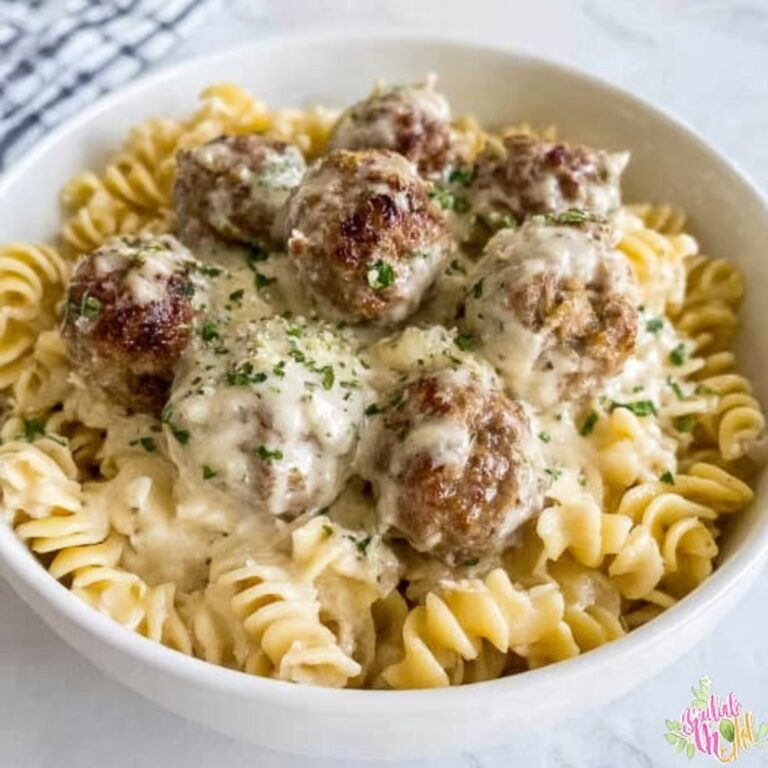 Swedish Meatball Pasta Bake Recipe