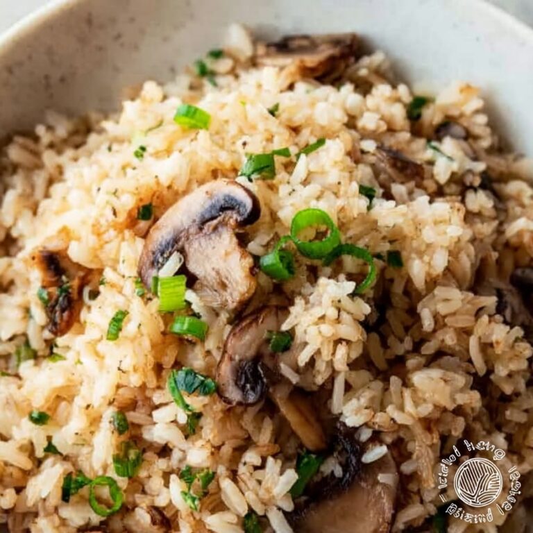 Creamy Mushroom Rice Recipe