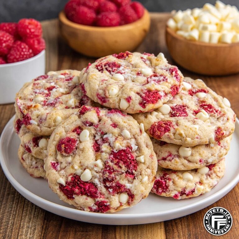 White Chocolate Raspberry Cookies Recipe