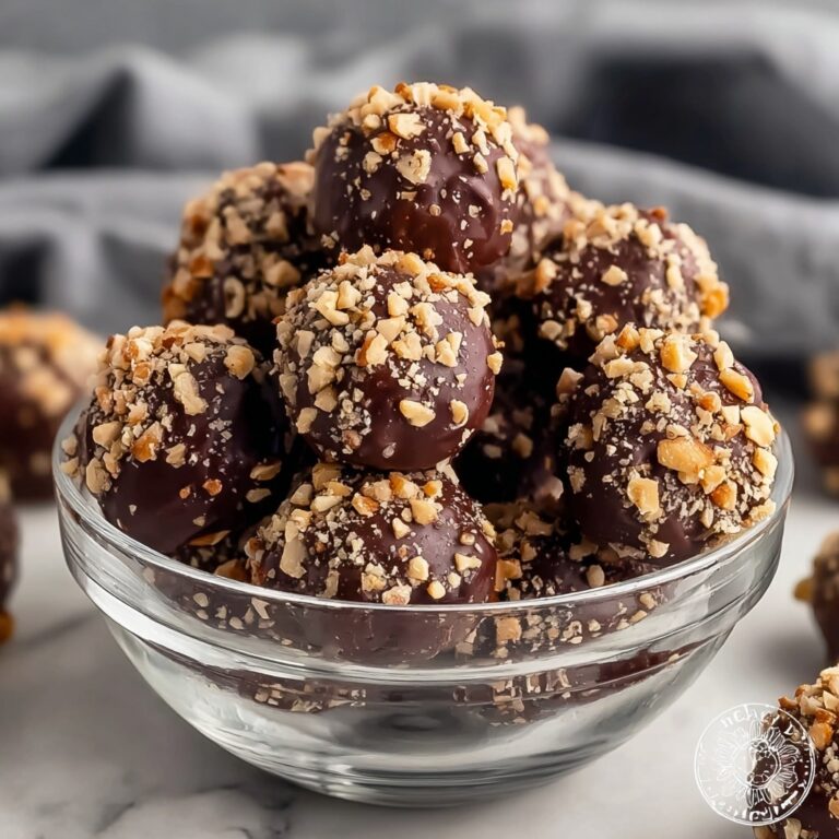 Chocolate Hazelnut No-Bake Truffles Recipe