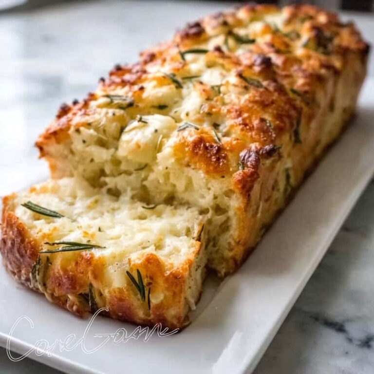 Rosemary Garlic Pull Apart Bread Recipe: Crispy & Golden Goodness! Recipe