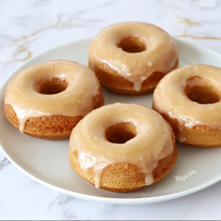 Baked Cottage Cheese Donuts with Glaze Recipe
