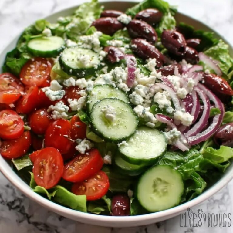 Mediterranean Green Salad Bowl Recipe
