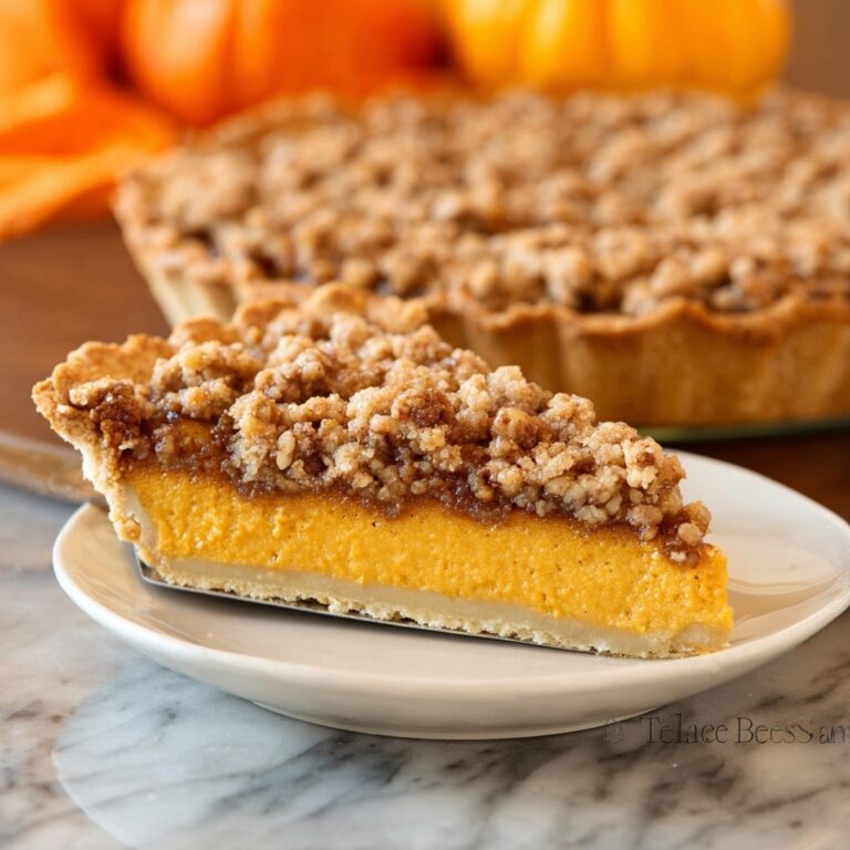 Ultimate Pumpkin Pie with Pecan Streusel Topping Recipe
