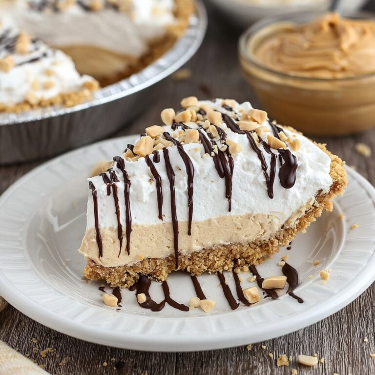 No Bake Peanut Butter Pie Recipe