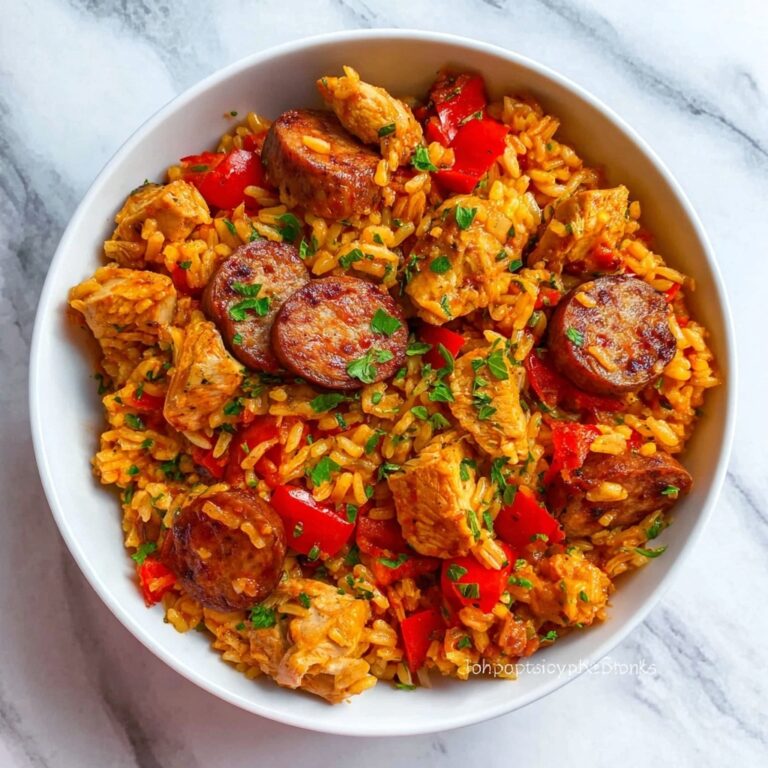 Creamy Cajun Chicken and Sausage Jambalaya Recipe