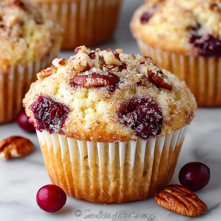 Cranberry, Orange, and Pecan Muffins Recipe