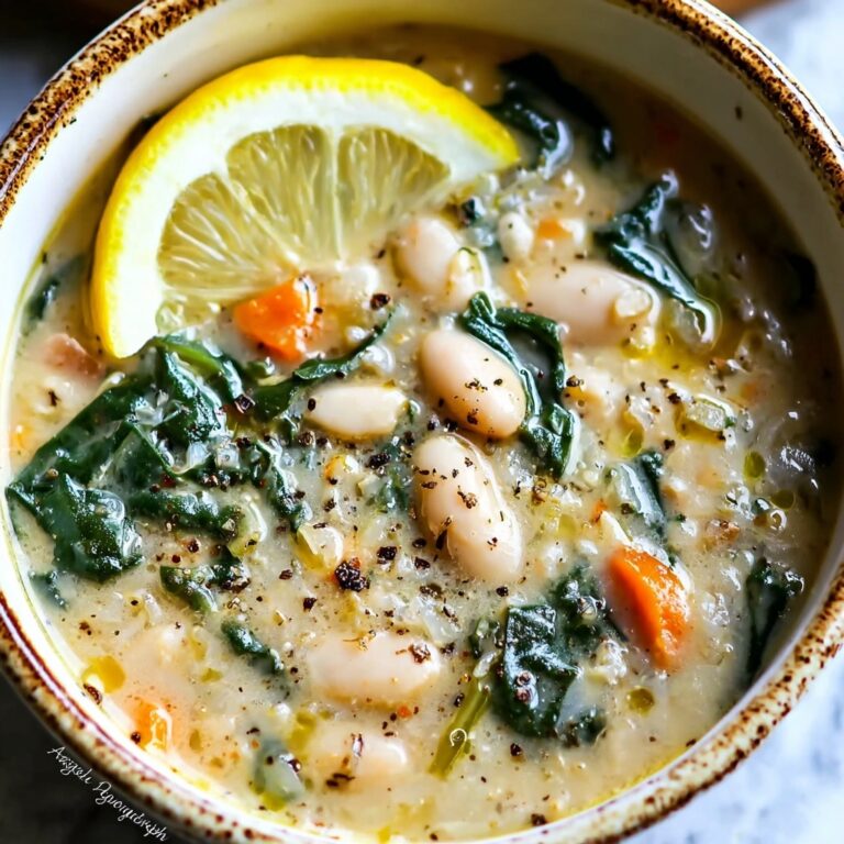 Nourishing White Bean and Lemon Soup Recipe
