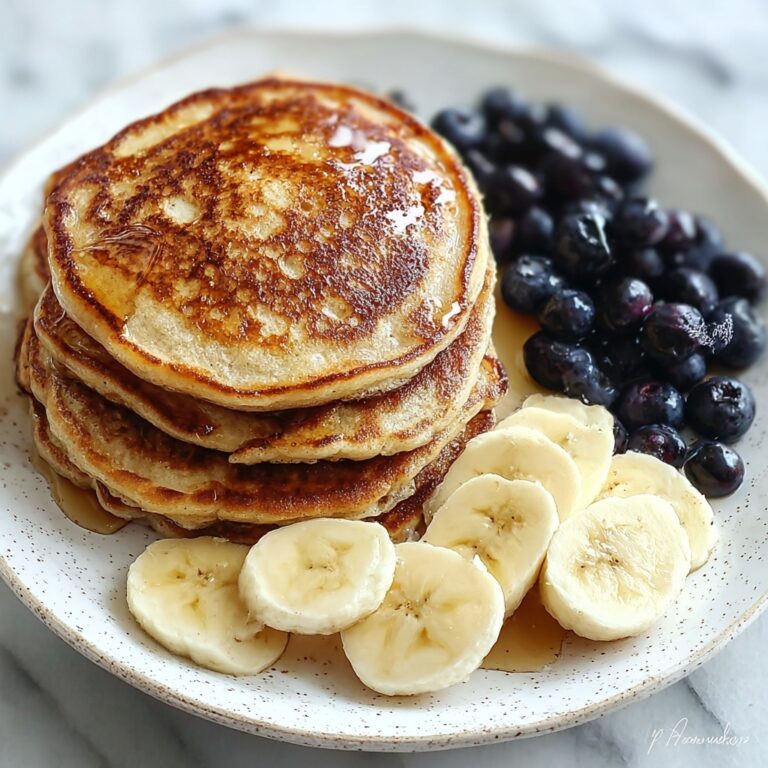 Flourless Banana & Protein Powder Pancakes Recipe